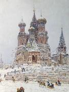 Nikolay Nikanorovich Dubovskoy Church of St. Basil. oil